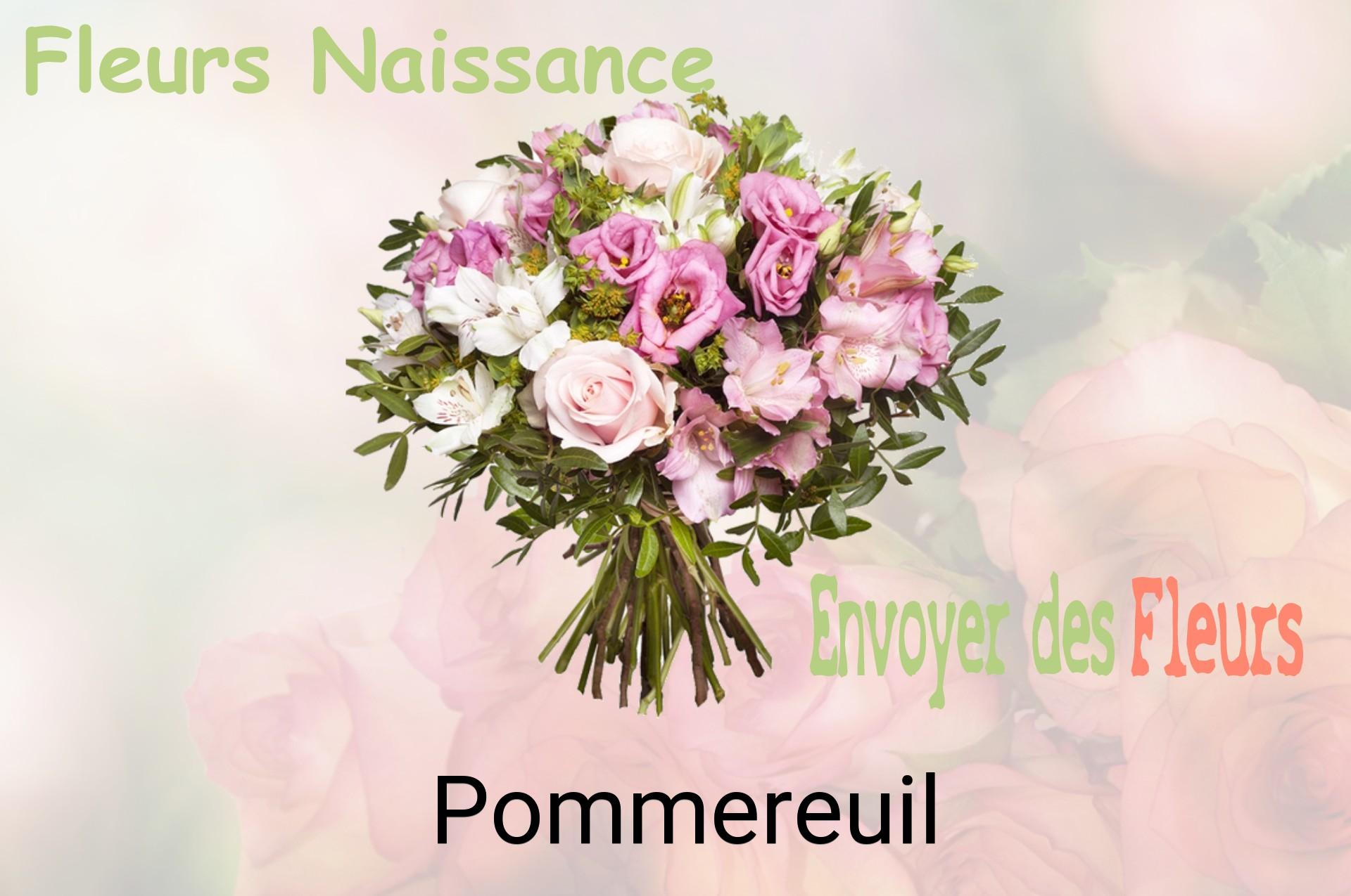 Bouquet de fleurs de naissance livré à Pommereuil